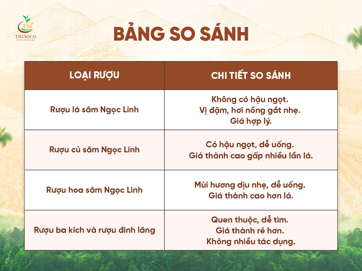 Rượu lá sâm Ngọc Linh có tác dụng gì? Hướng dẫn cách ngâm đúng chuẩn